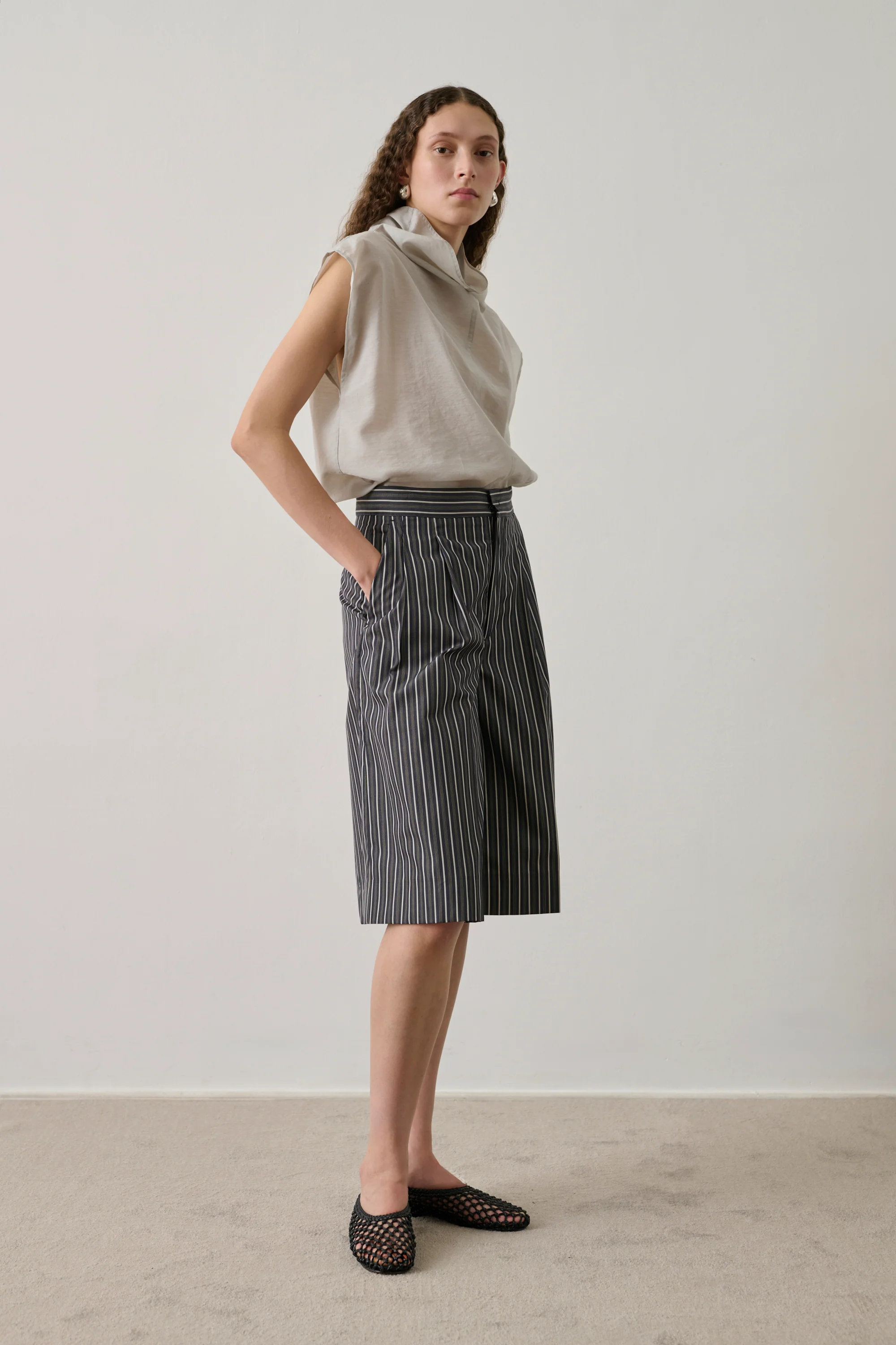 BLOUSE IZUMI GREY - Image 6