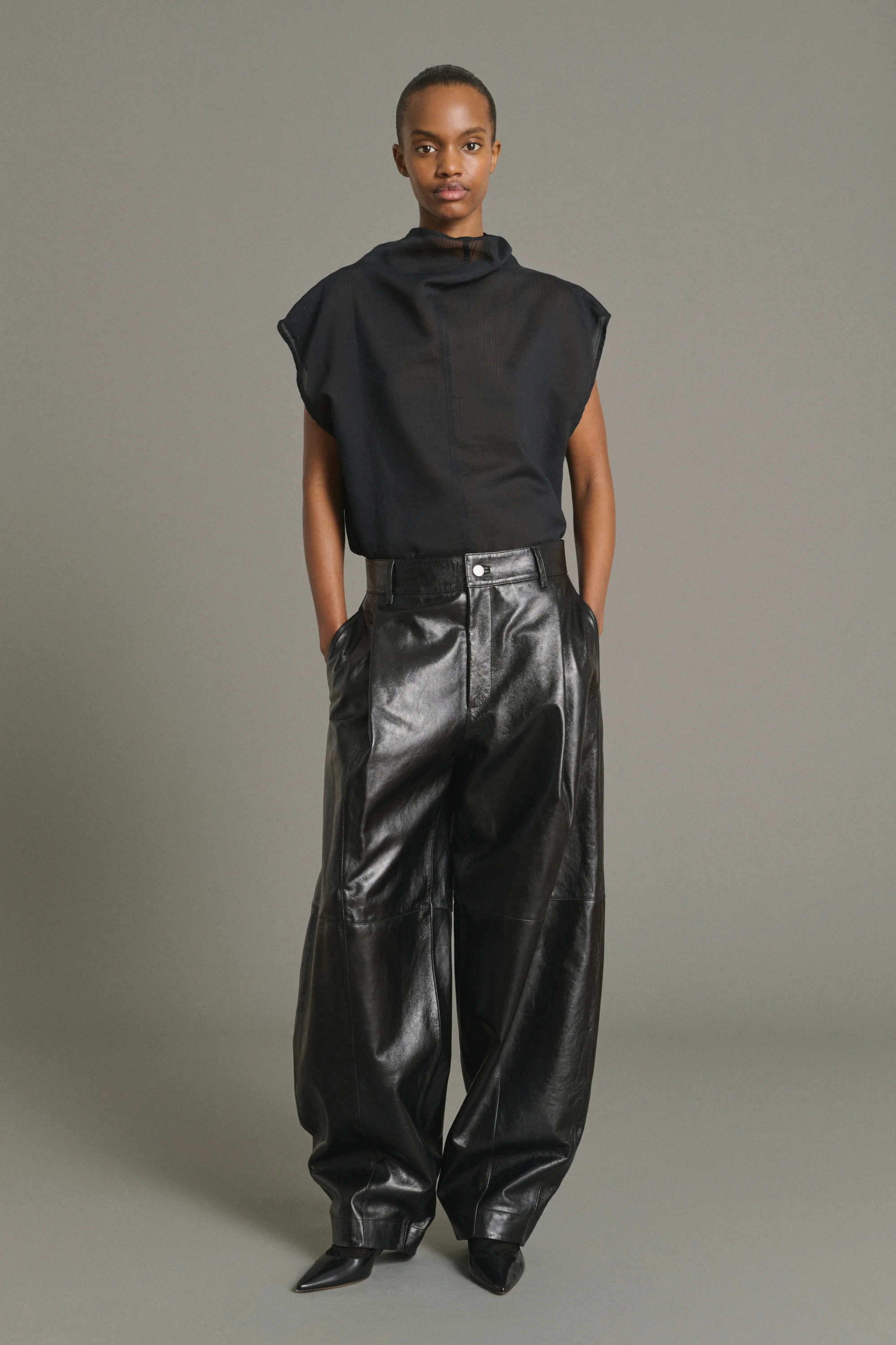 BLOUSE IZUMI BLACK