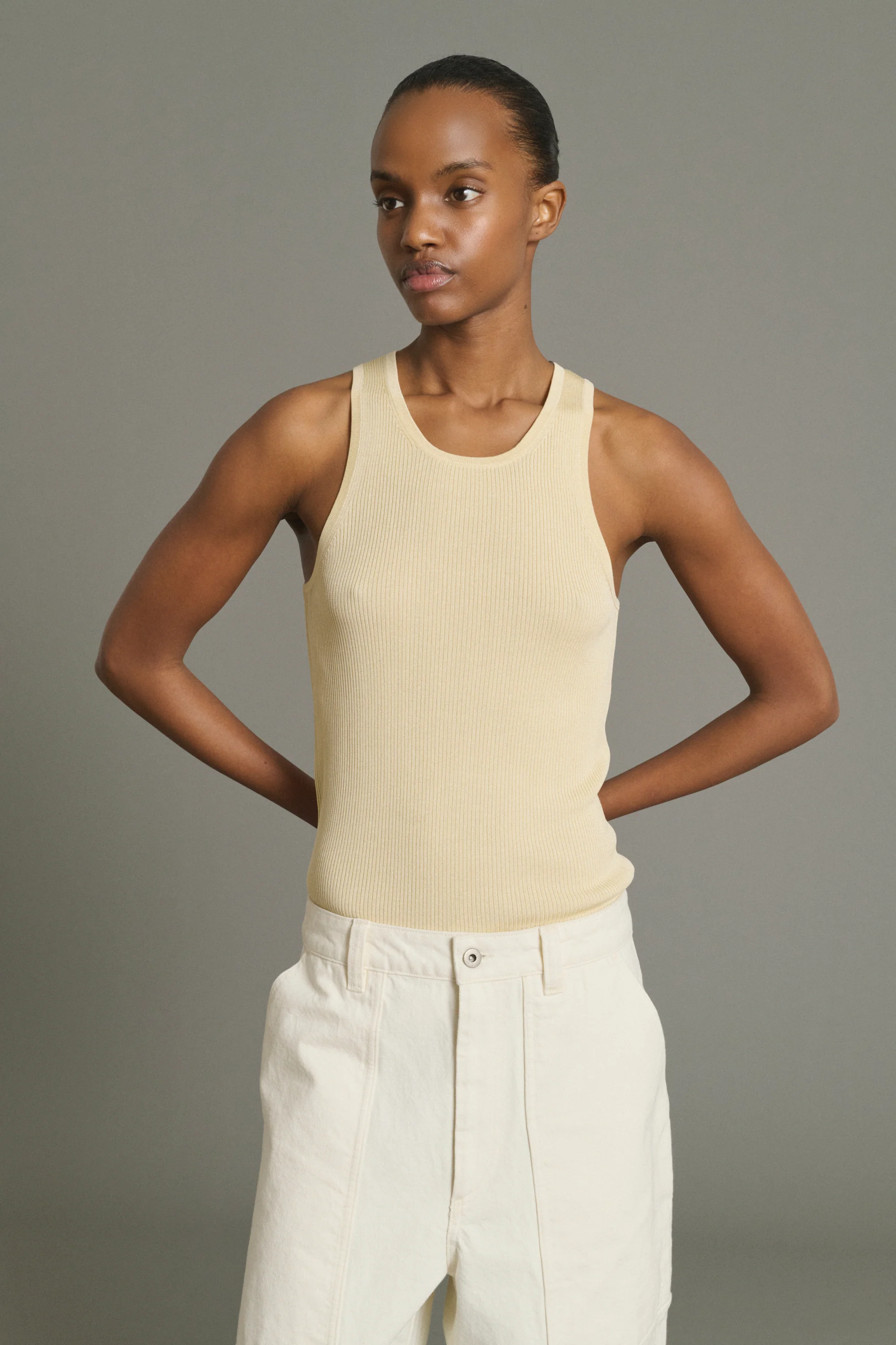 TANK TOP KENZIE BEIGE - Image 3