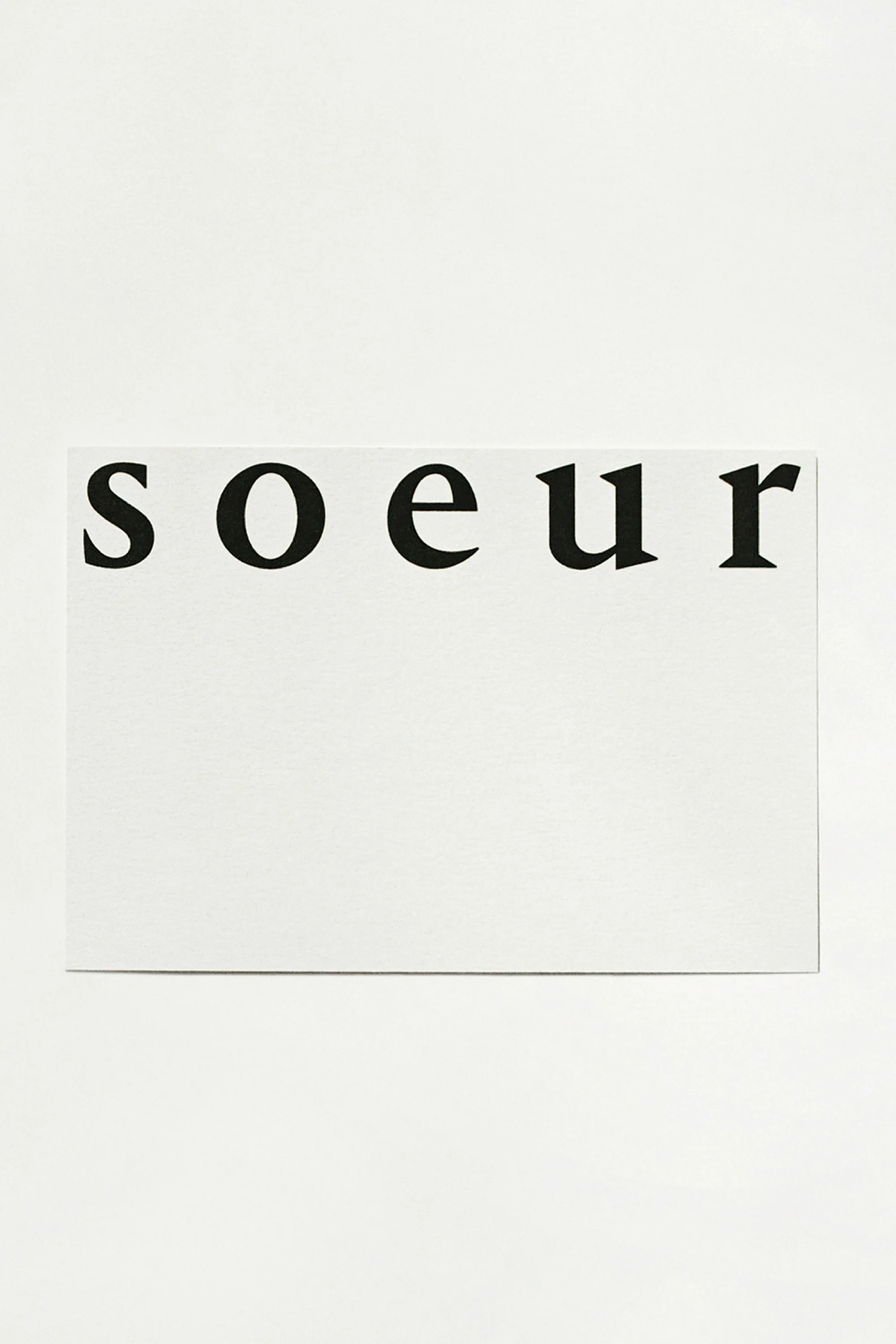 E-Gift Card Soeur N°1