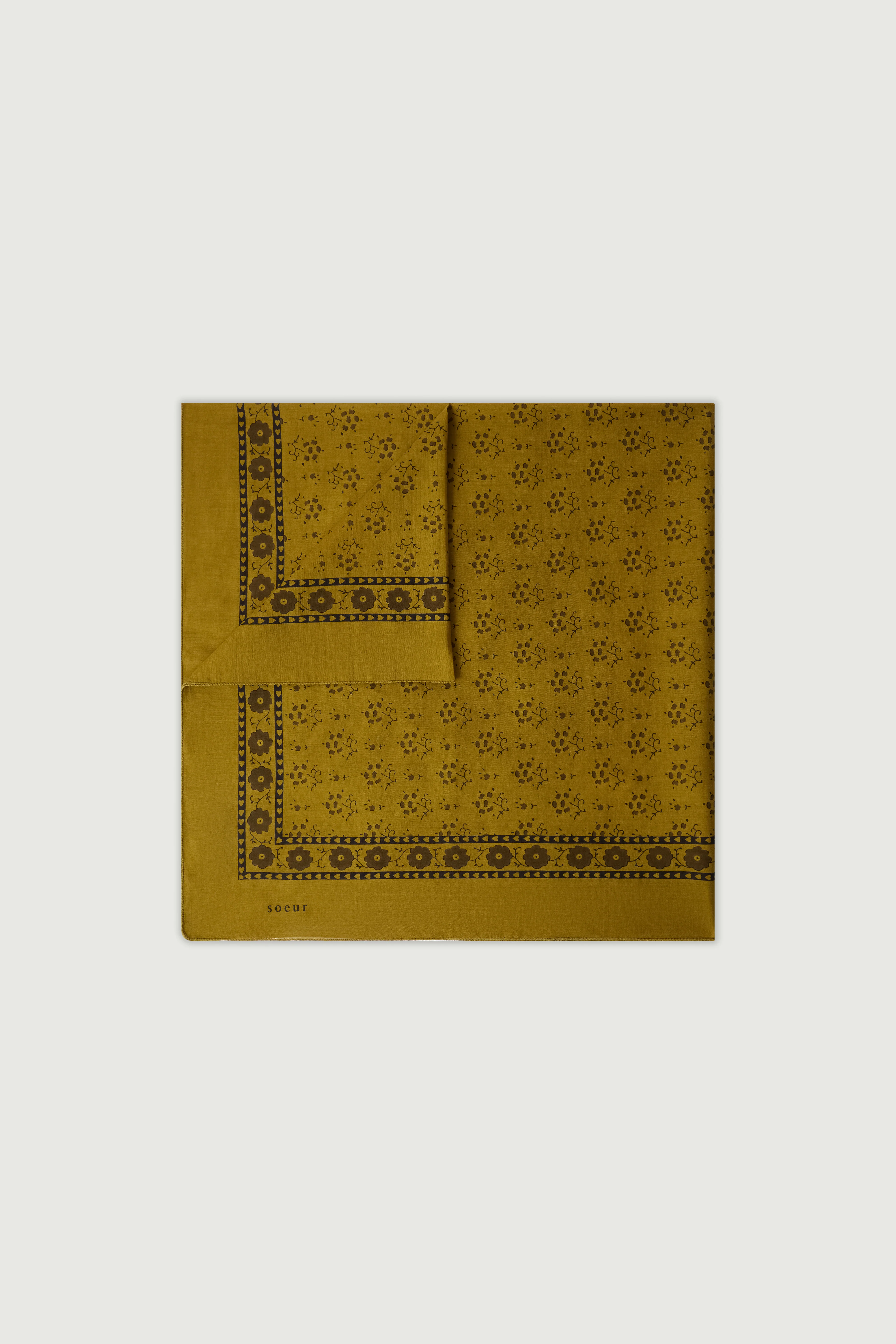 SCARF CLASSIQUE COTTON GREEN