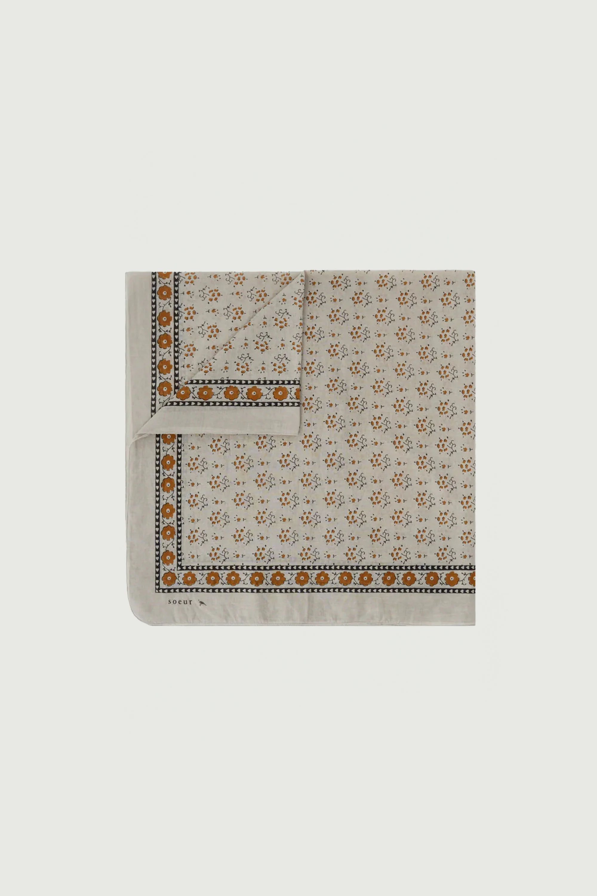CLASSIQUE GREY COTTON SCARF