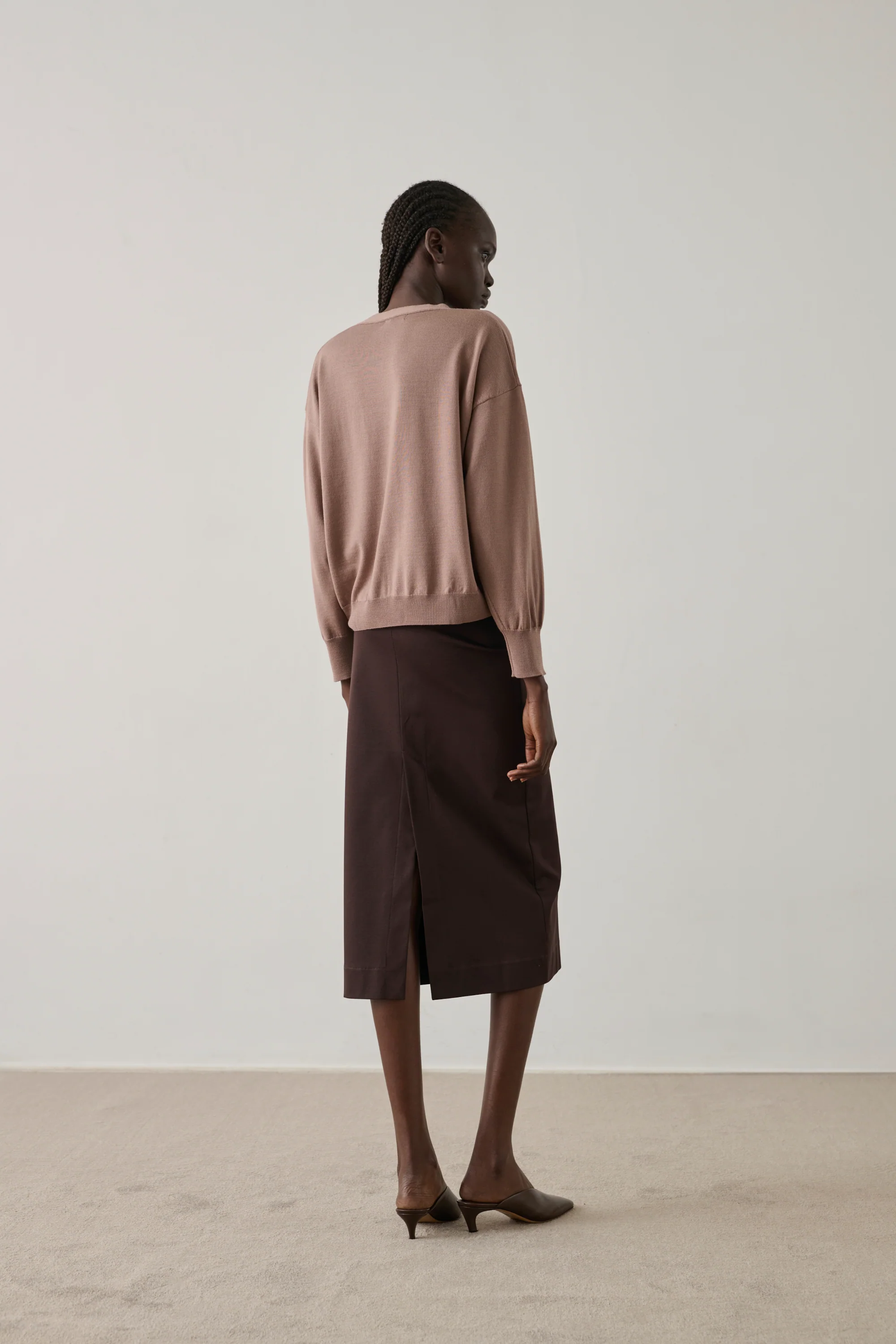 SKIRT ISMA BROWN - Image 4
