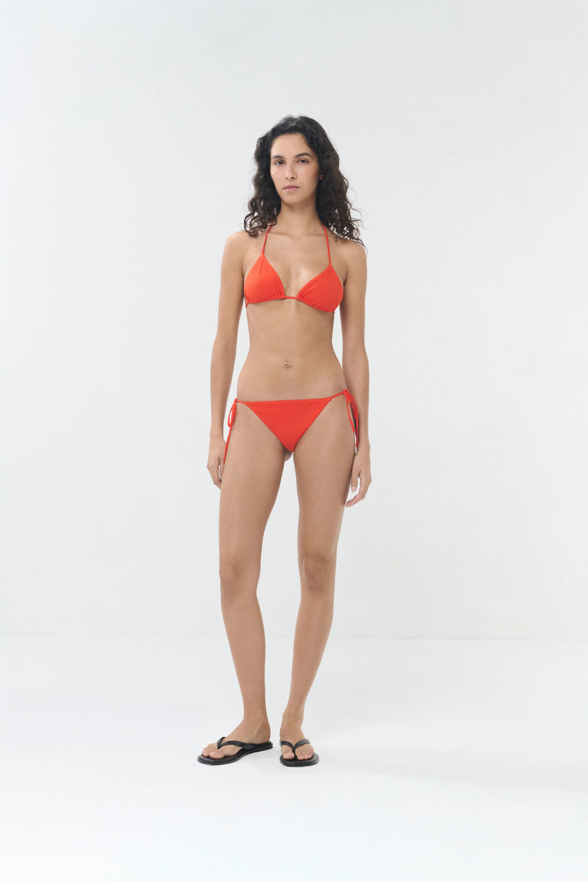 IL TRIANGOLO ORANGE SWIMSUIT