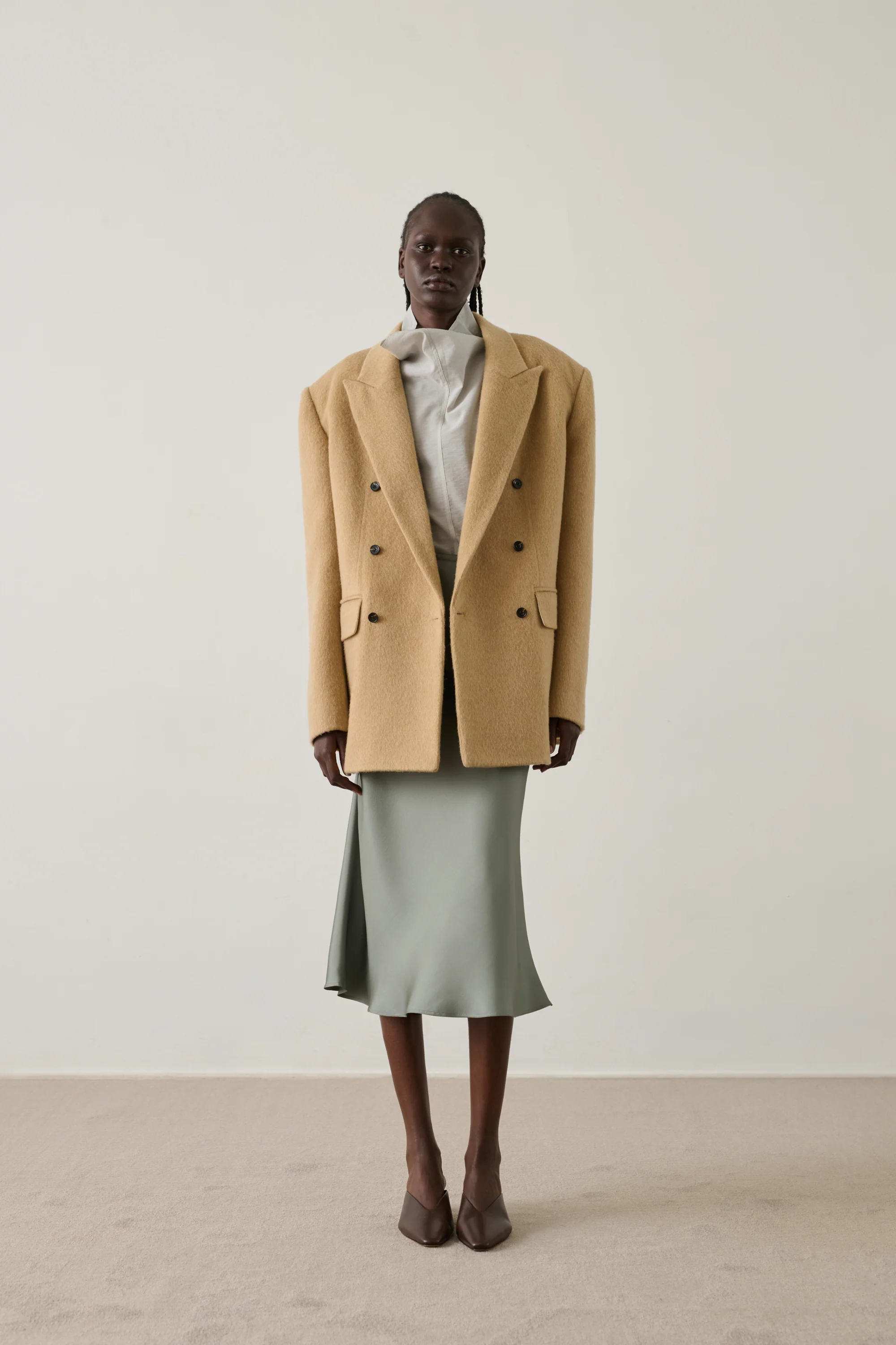 COAT HELGA BEIGE - Image 3