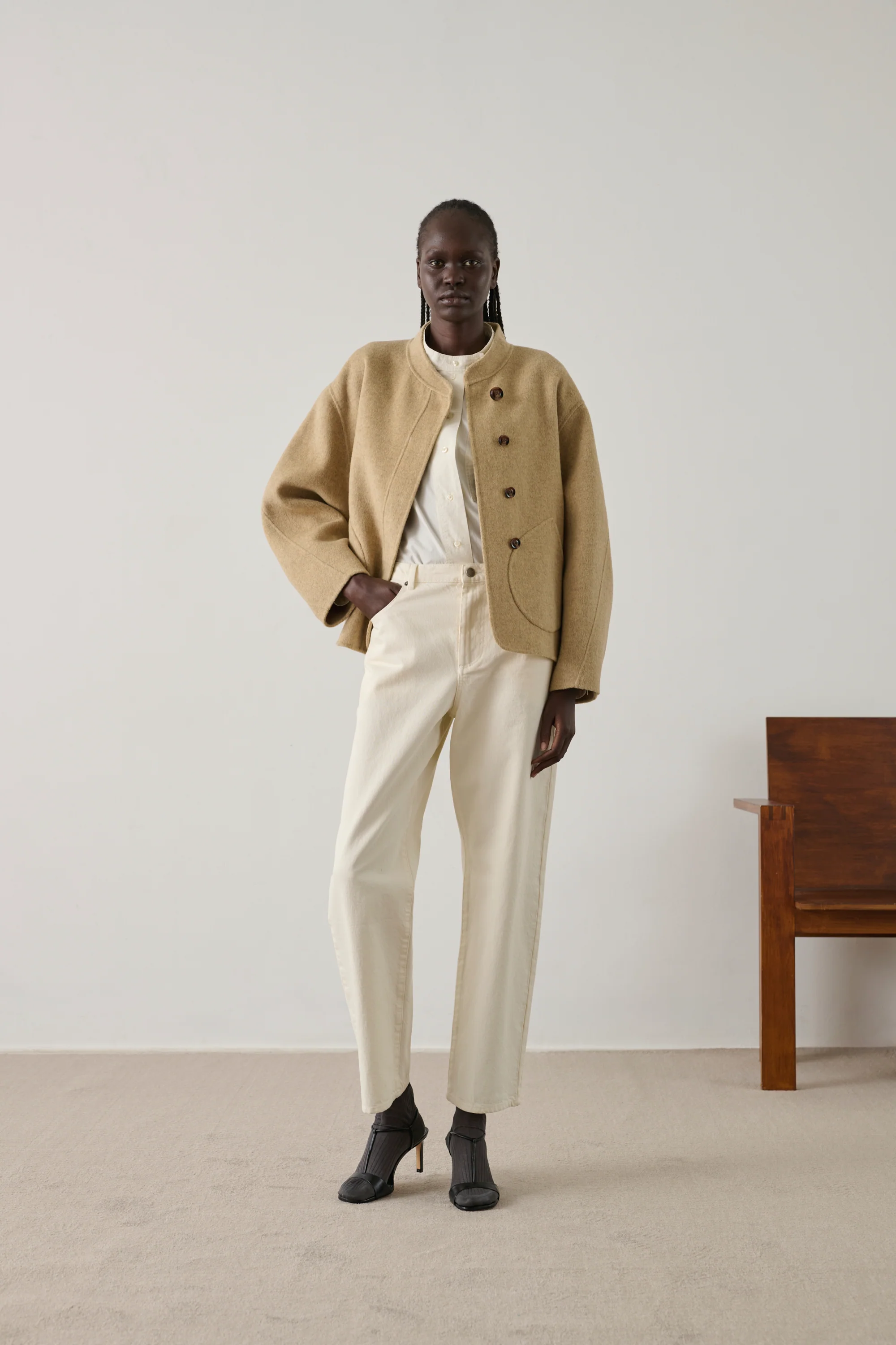 COAT WINDSOR BEIGE - Image 6