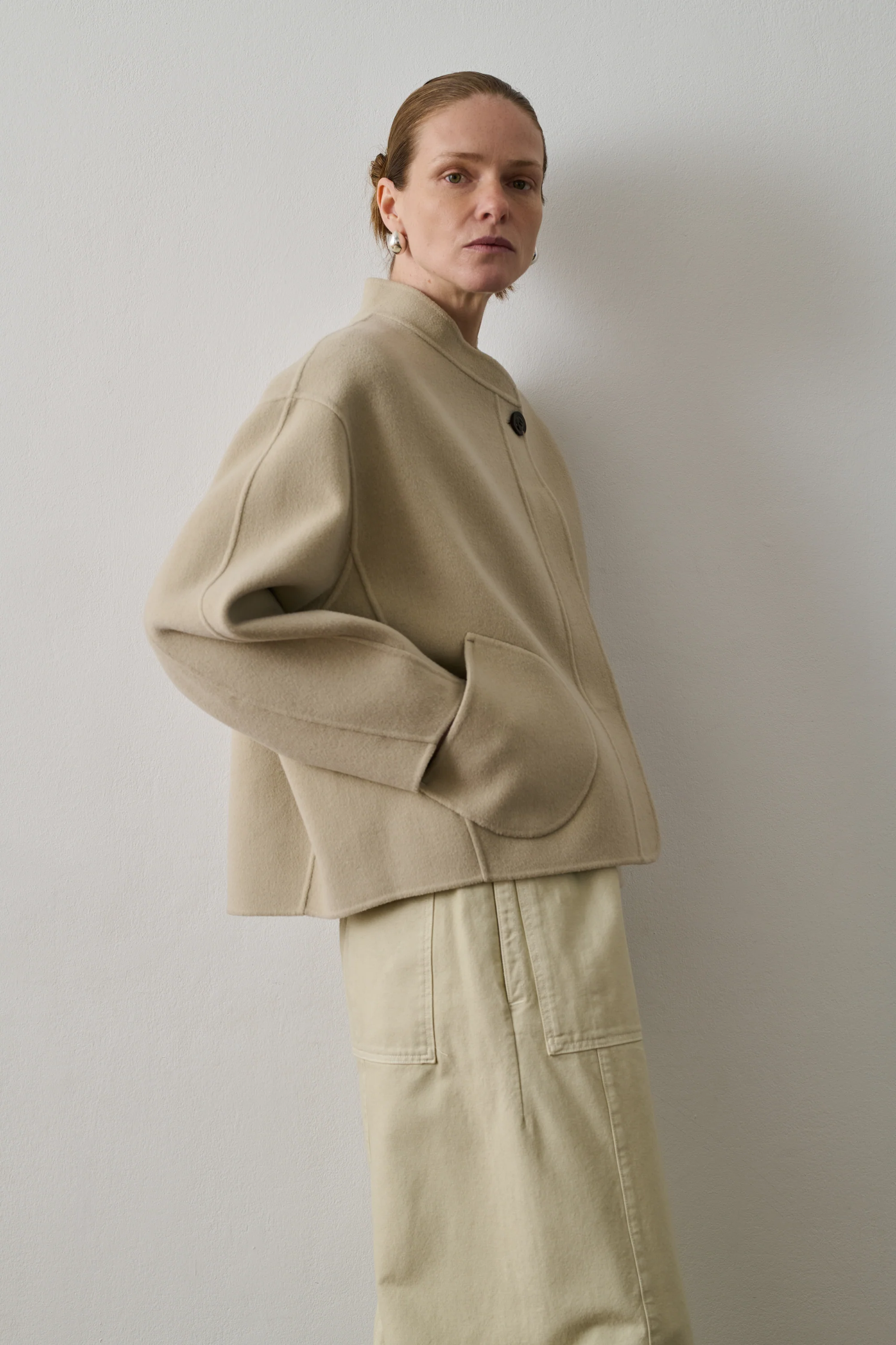 COAT WINDSOR ECRU - Image 3