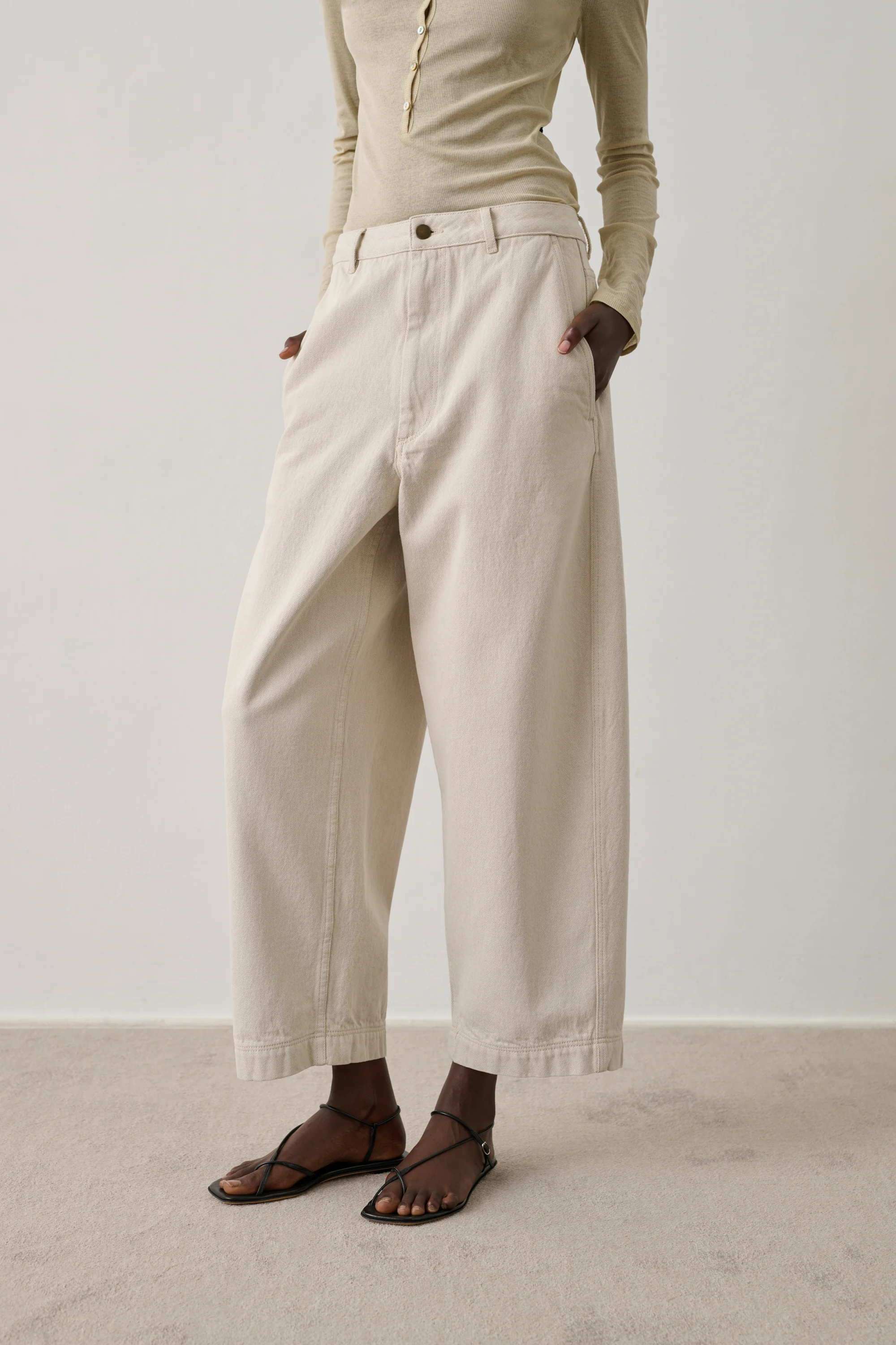 TROUSERS CLOVIS WHITE - Image 3