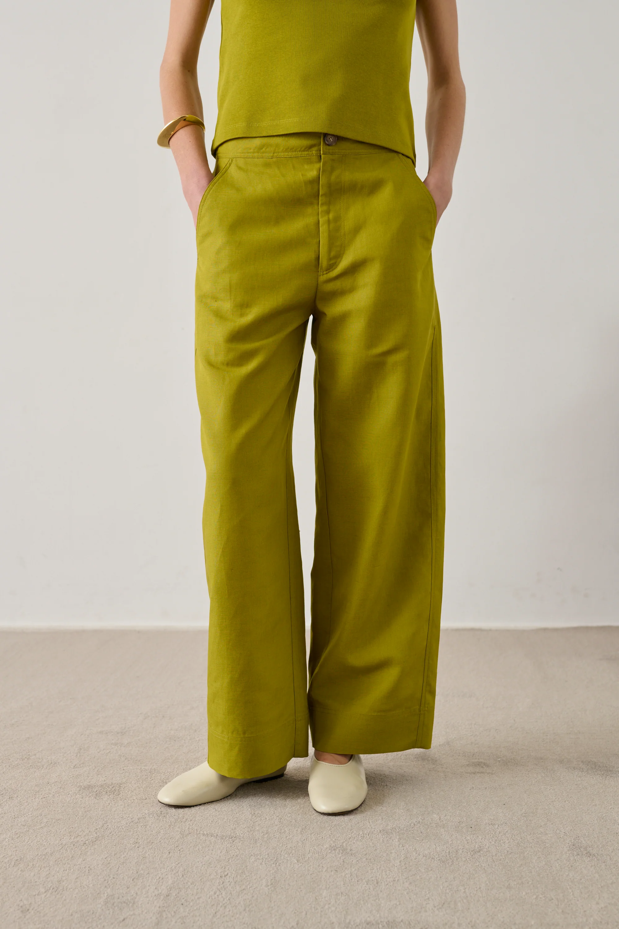 TROUSERS DARIO BRONZE - Image 3