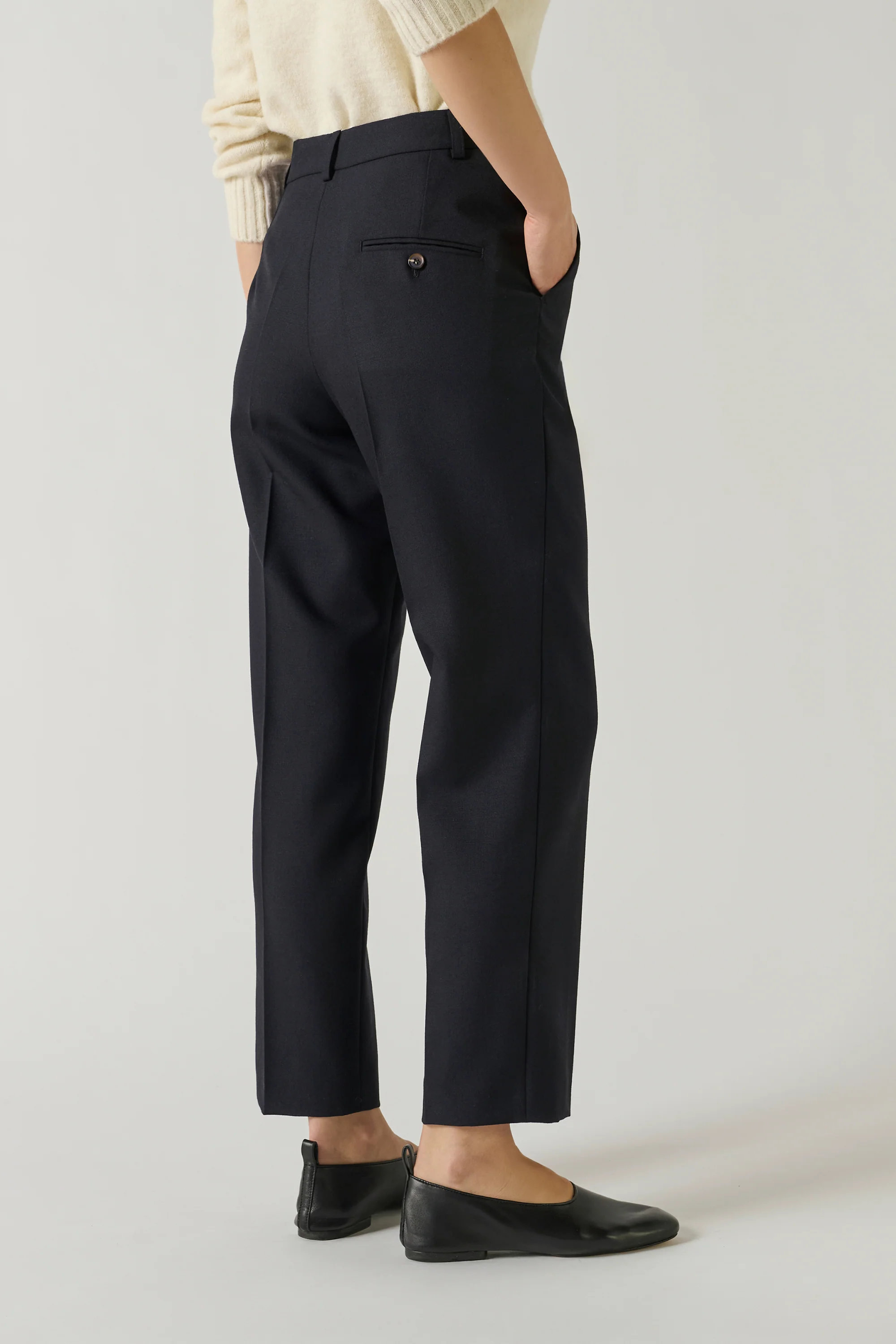TROUSERS GABRIEL NAVY - Image 3