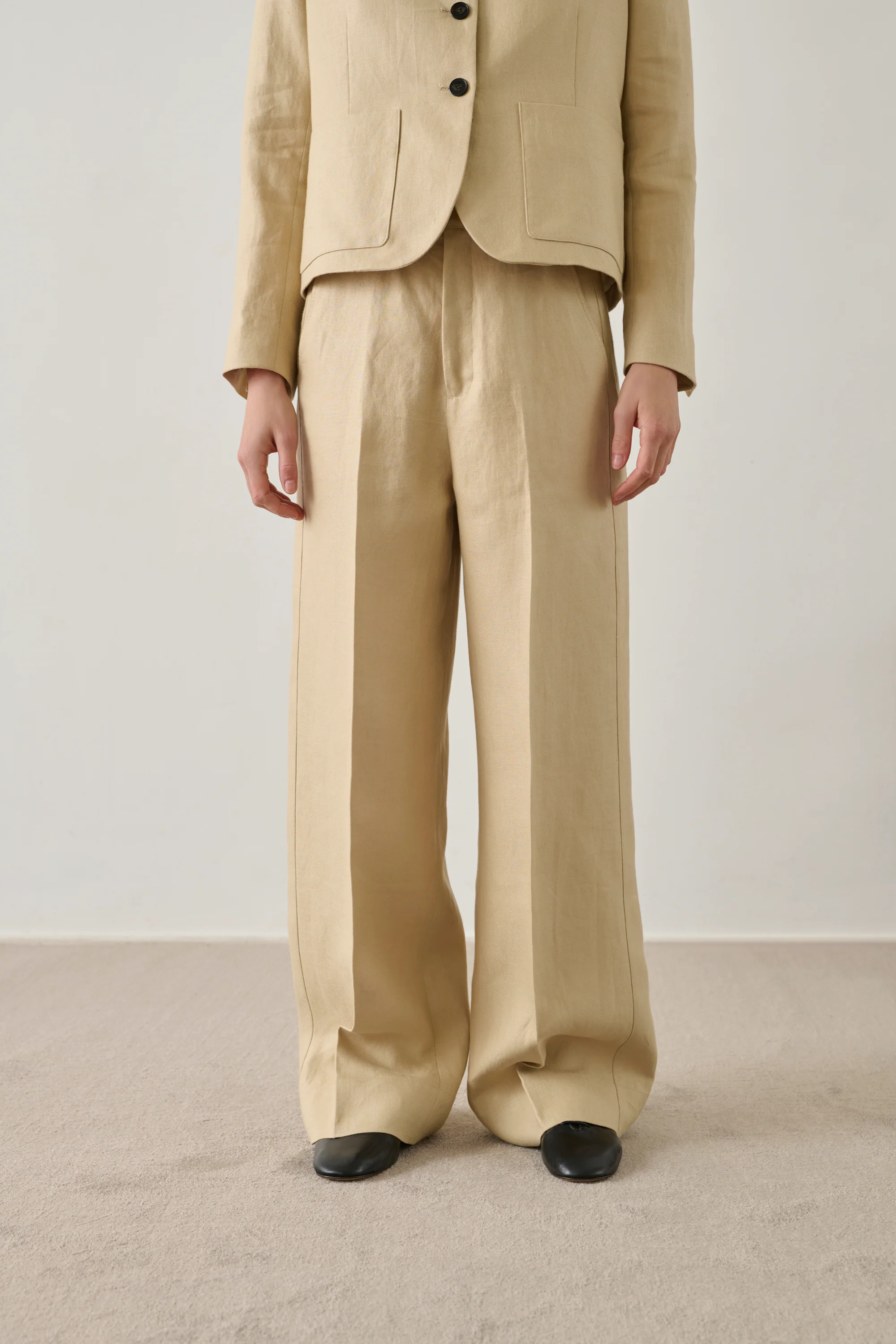 TROUSERS HIPPOLYTE BEIGE - Image 3