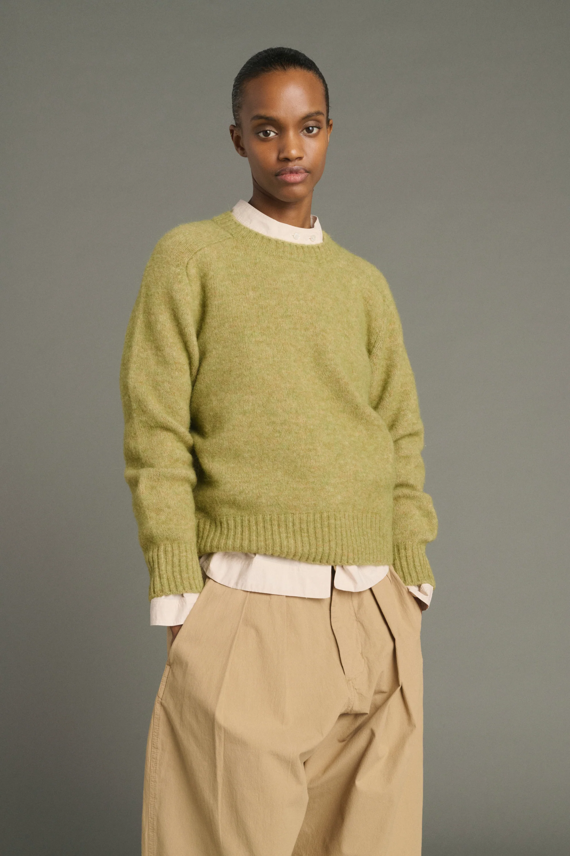 ENVIE PULLOVER  GREEN