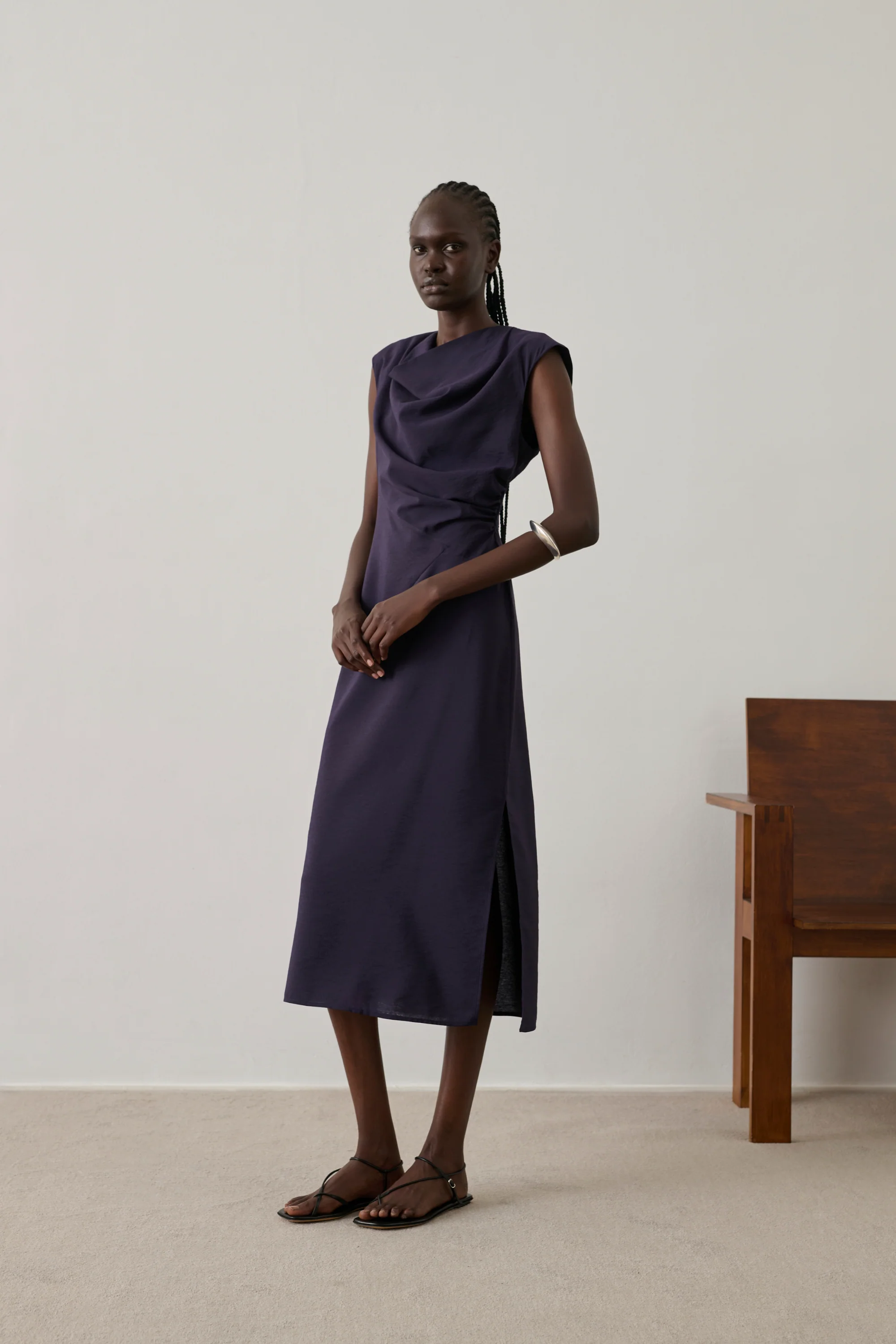 DRESS EUGENIE PURPLE
