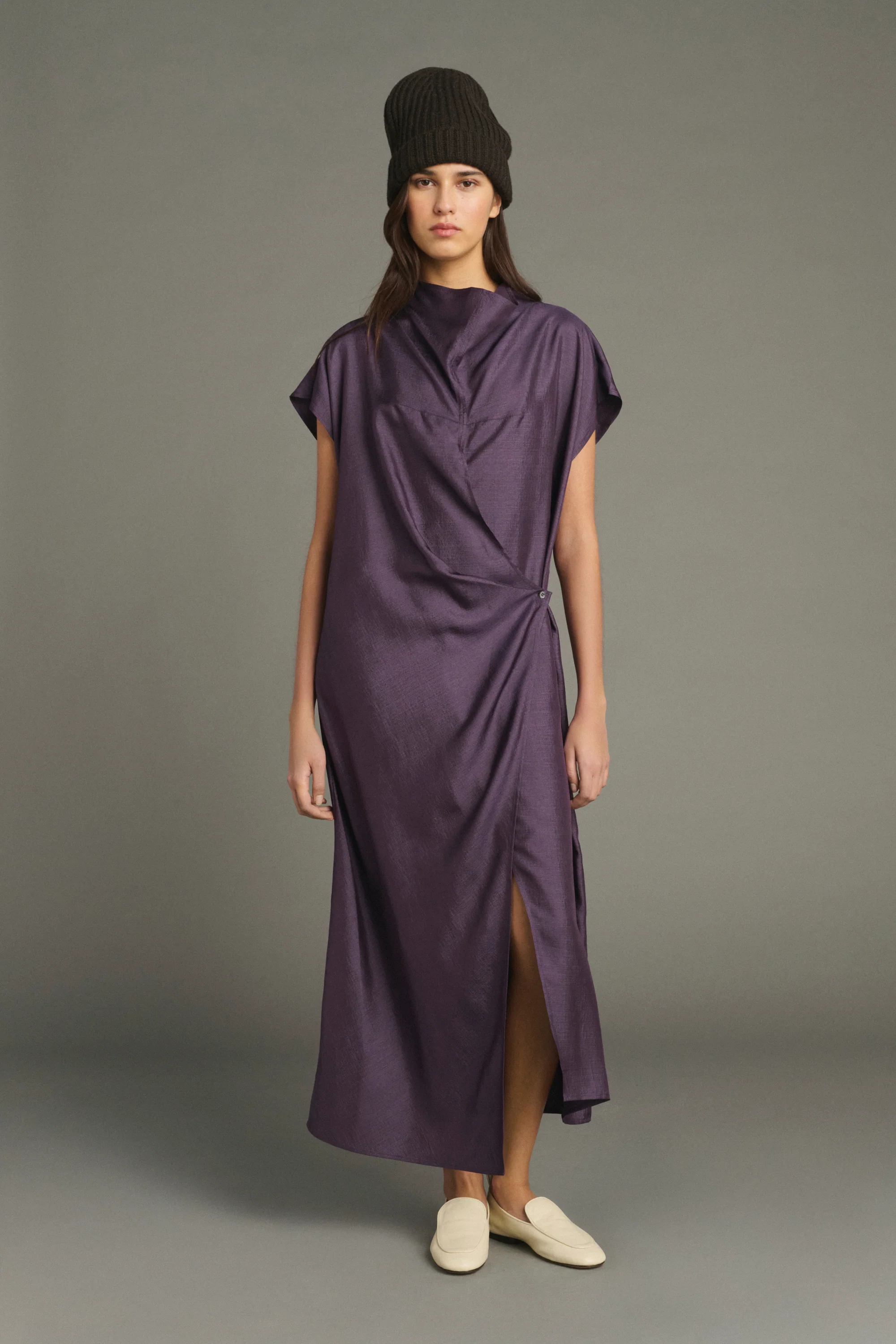 DRESS FOGGIA PURPLE - Image 4