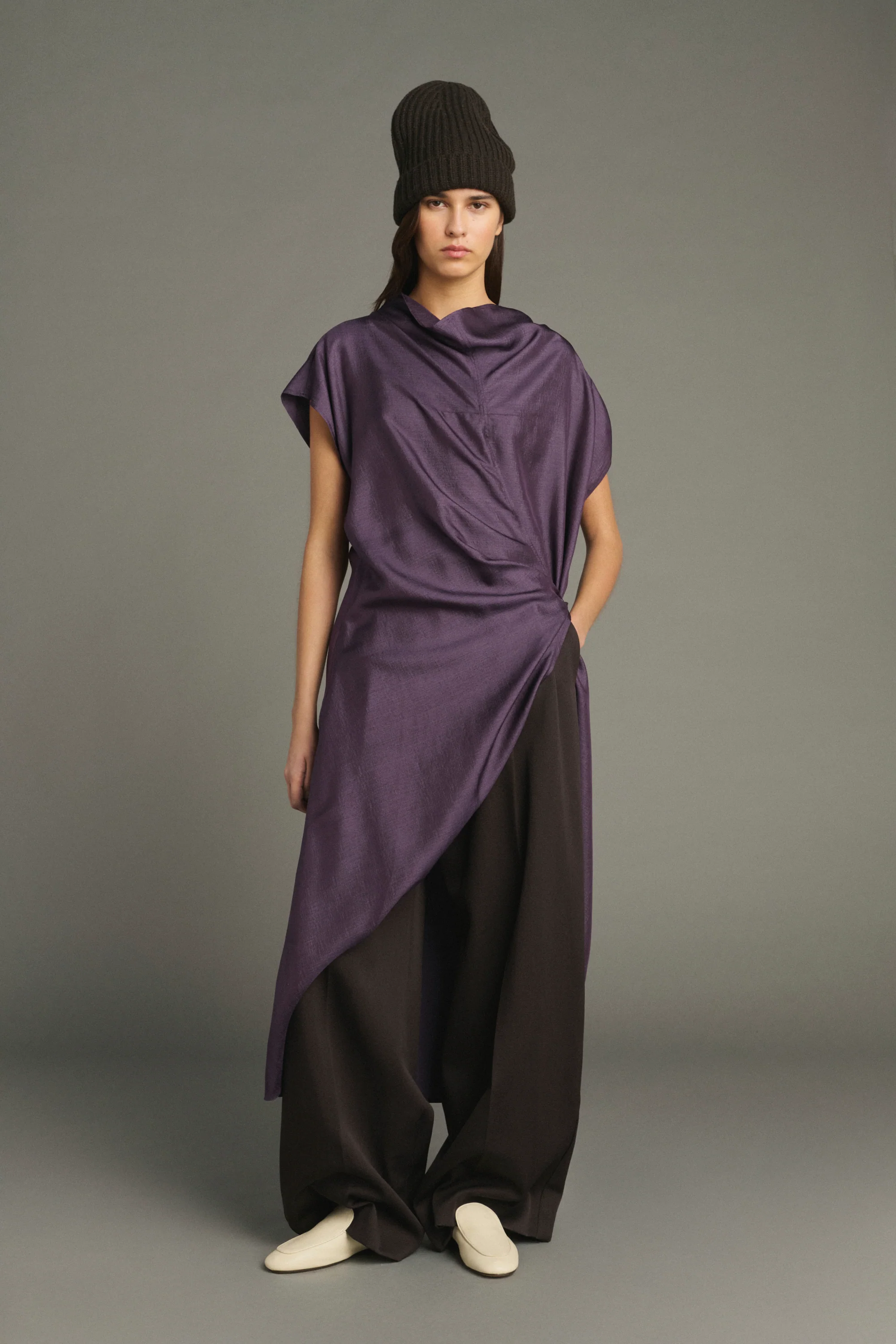 DRESS FOGGIA PURPLE - Image 5