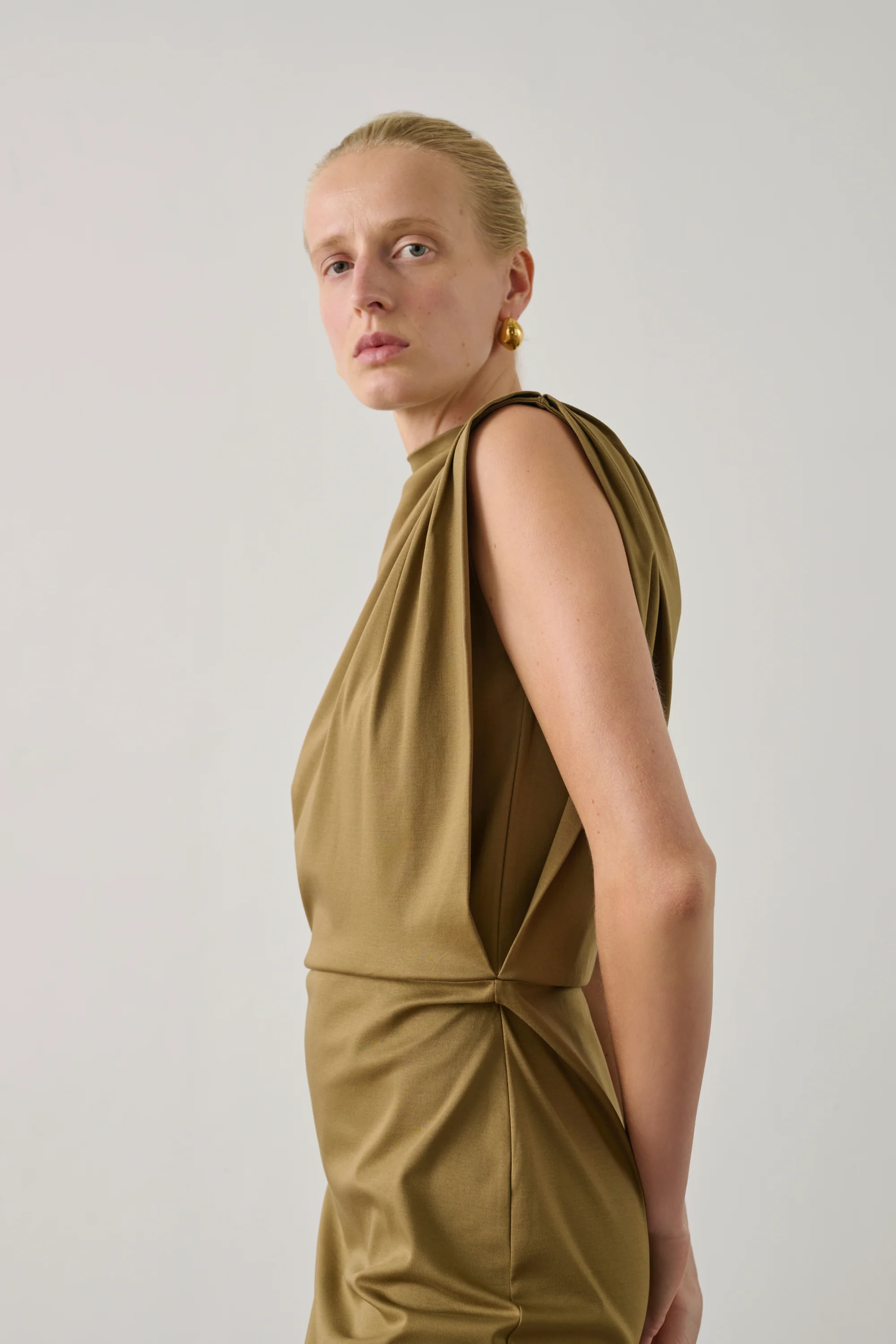 DRESS GEMMA BEIGE - Image 4