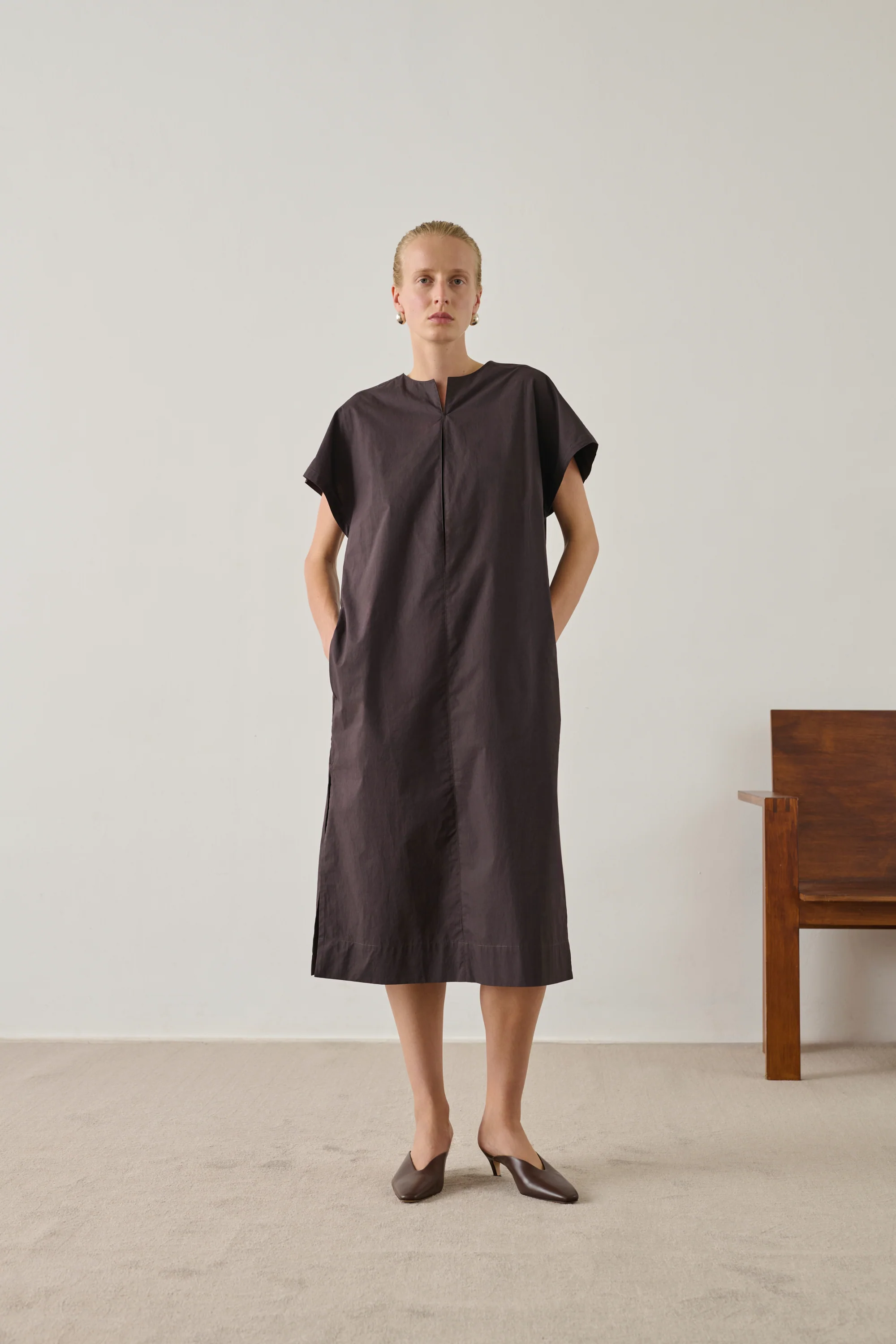 DRESS IANNI BROWN - Image 4