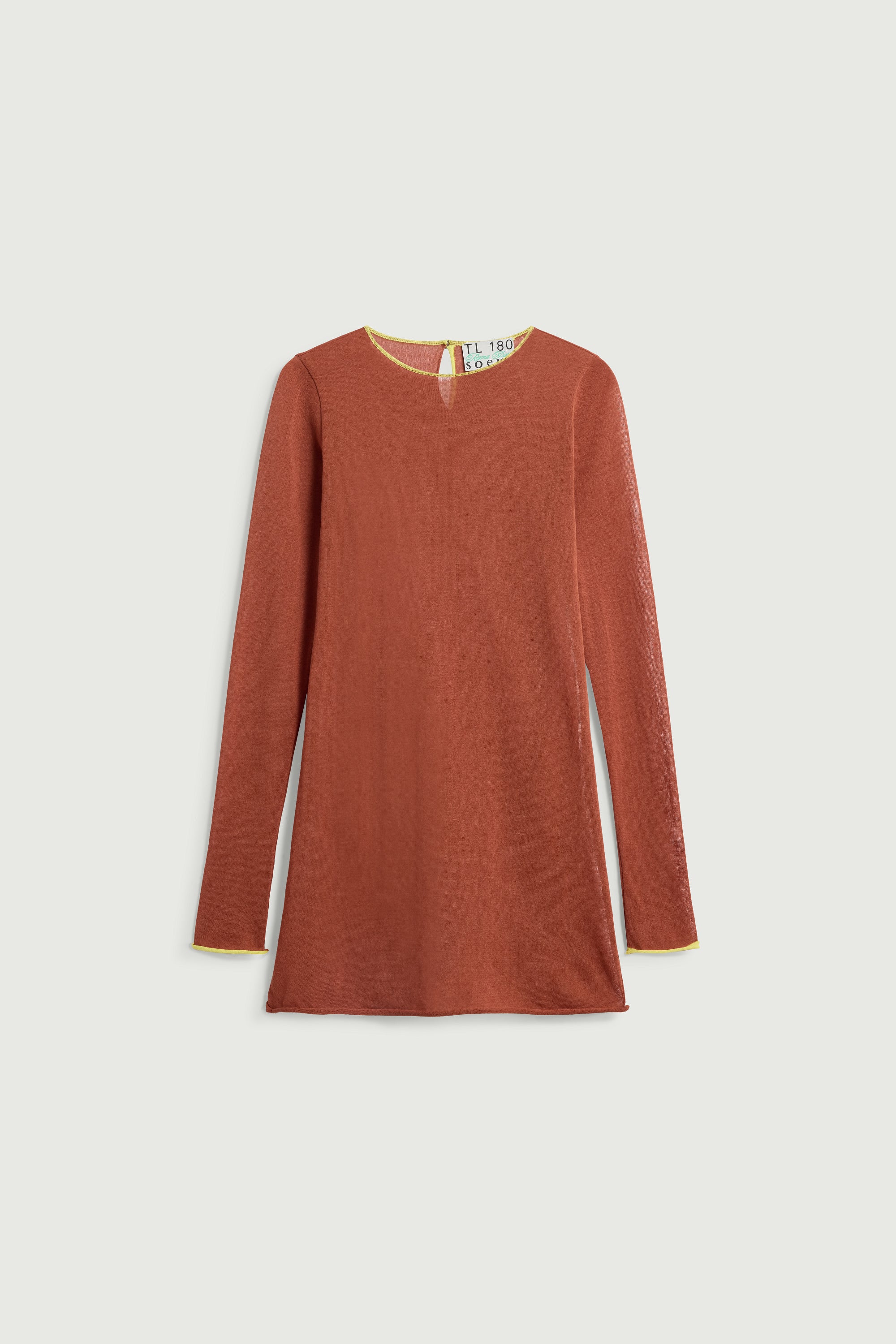 IRENE MINI DRESS BROWN - Image 6
