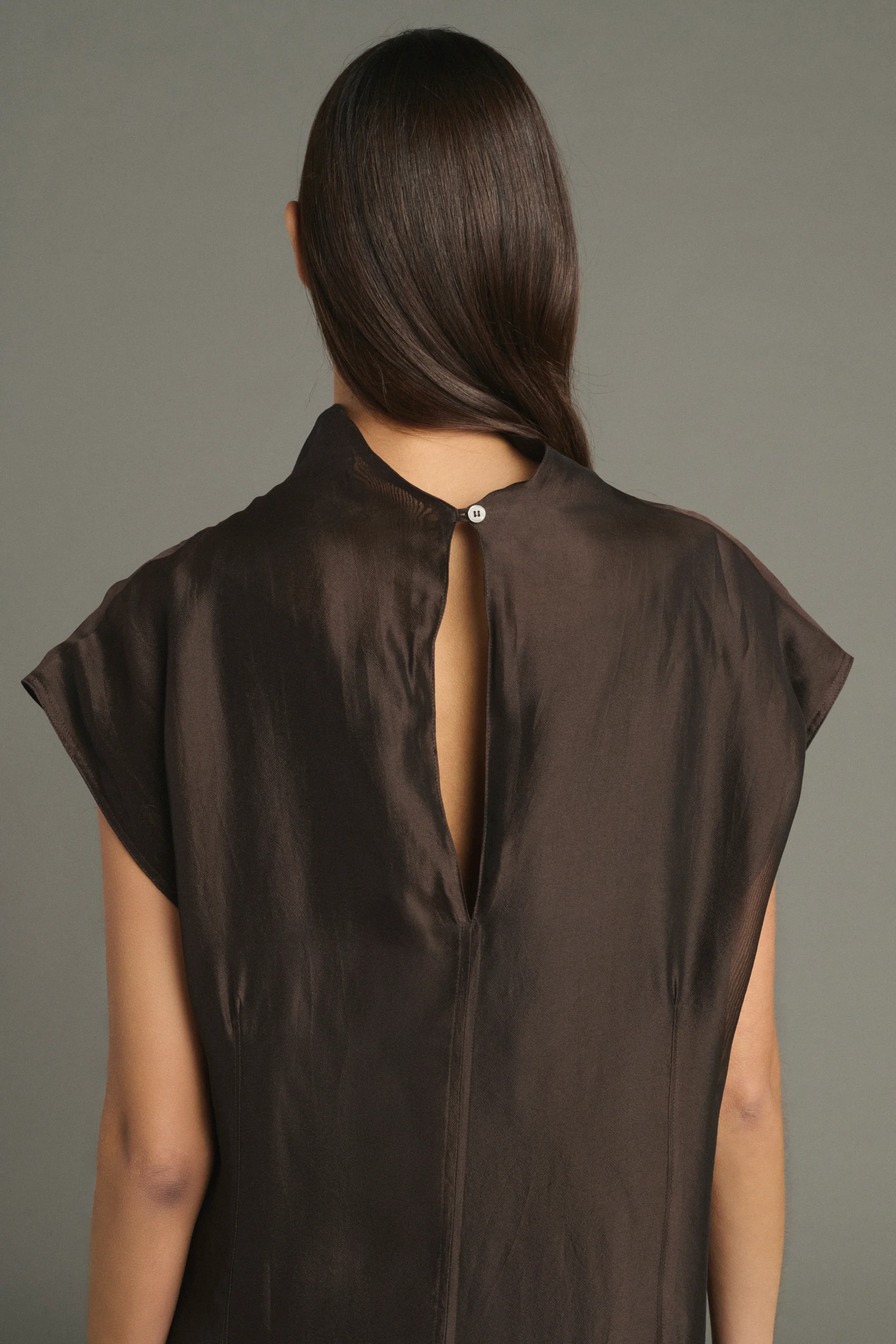 DRESS LENA BROWN - Image 4
