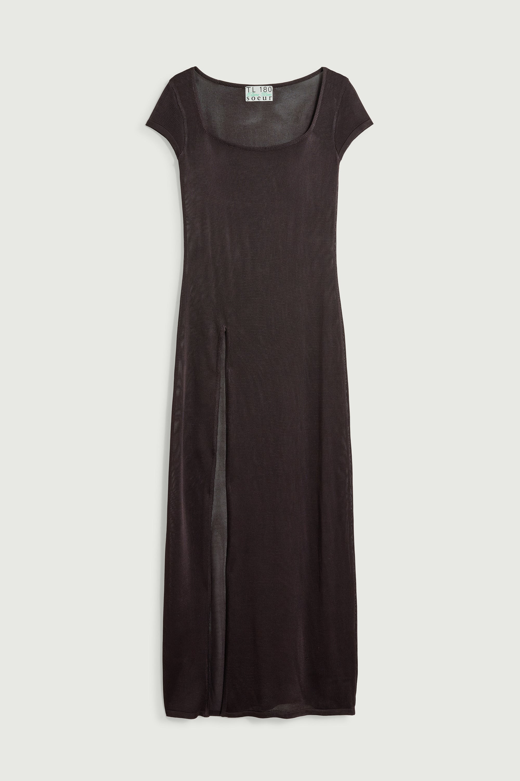 ORNELLA DRESS BROWN - Image 6