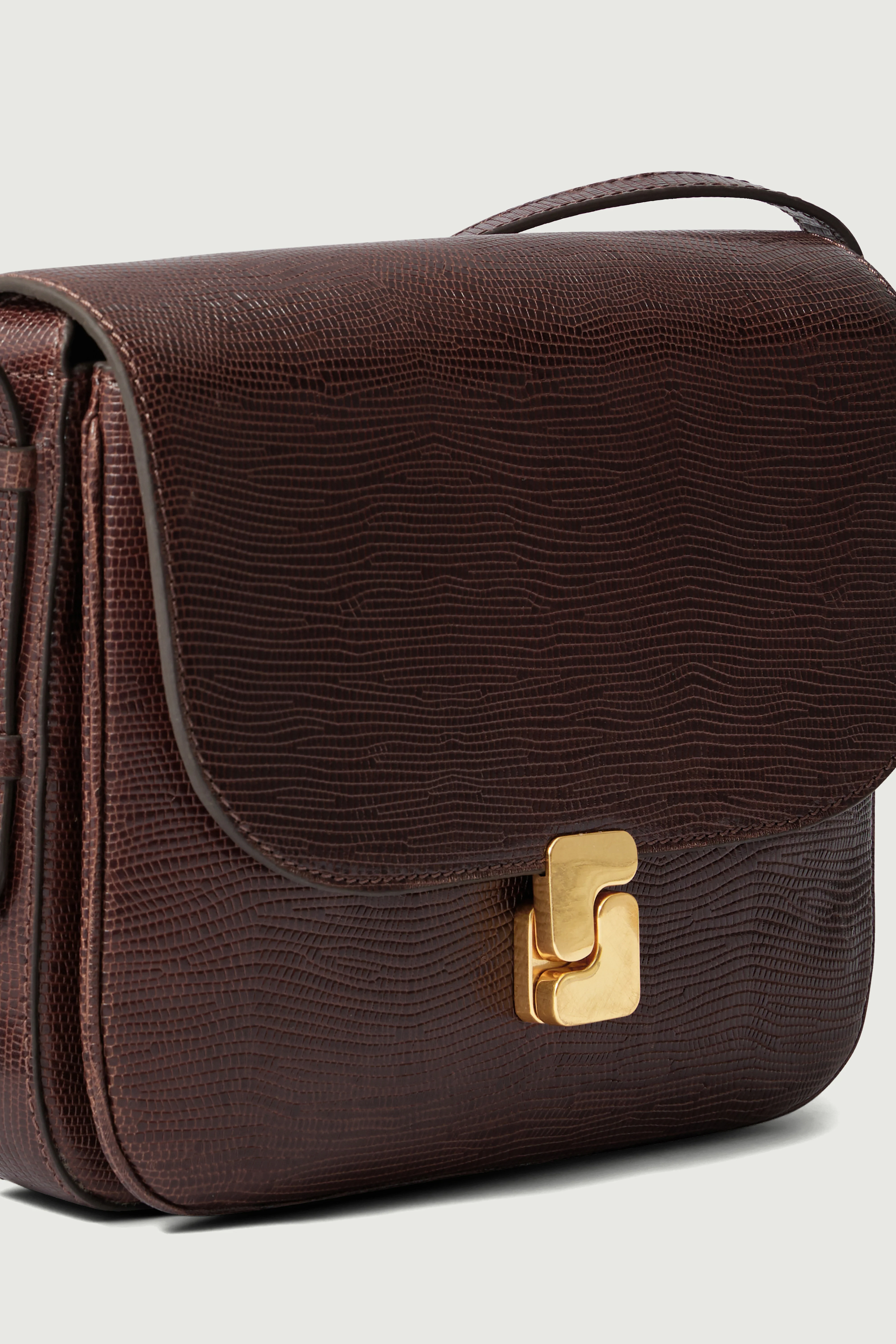 BAG BELLISSIMA MAXI BROWN LIZARD - Image 3