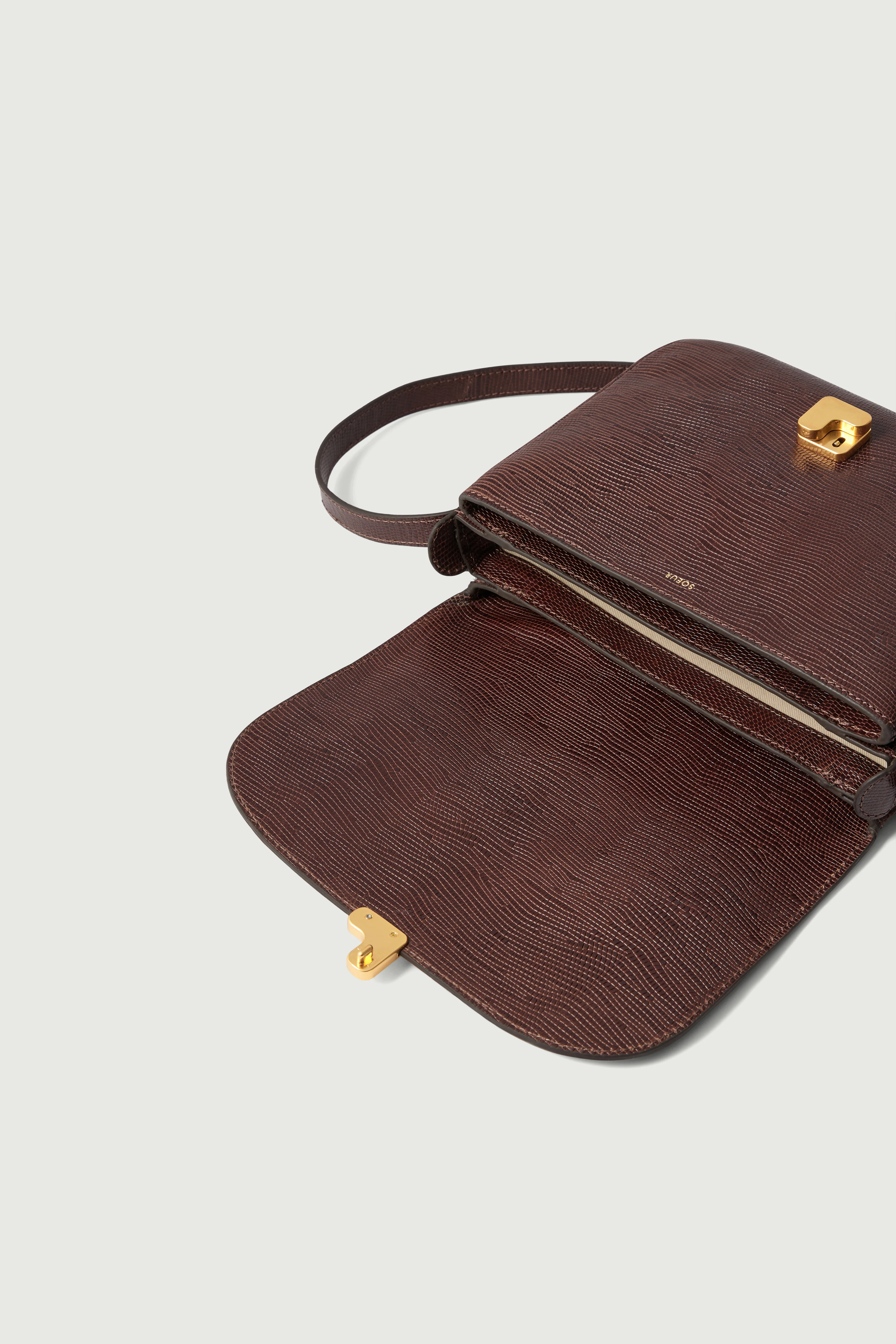 BAG BELLISSIMA MAXI BROWN LIZARD - Image 4