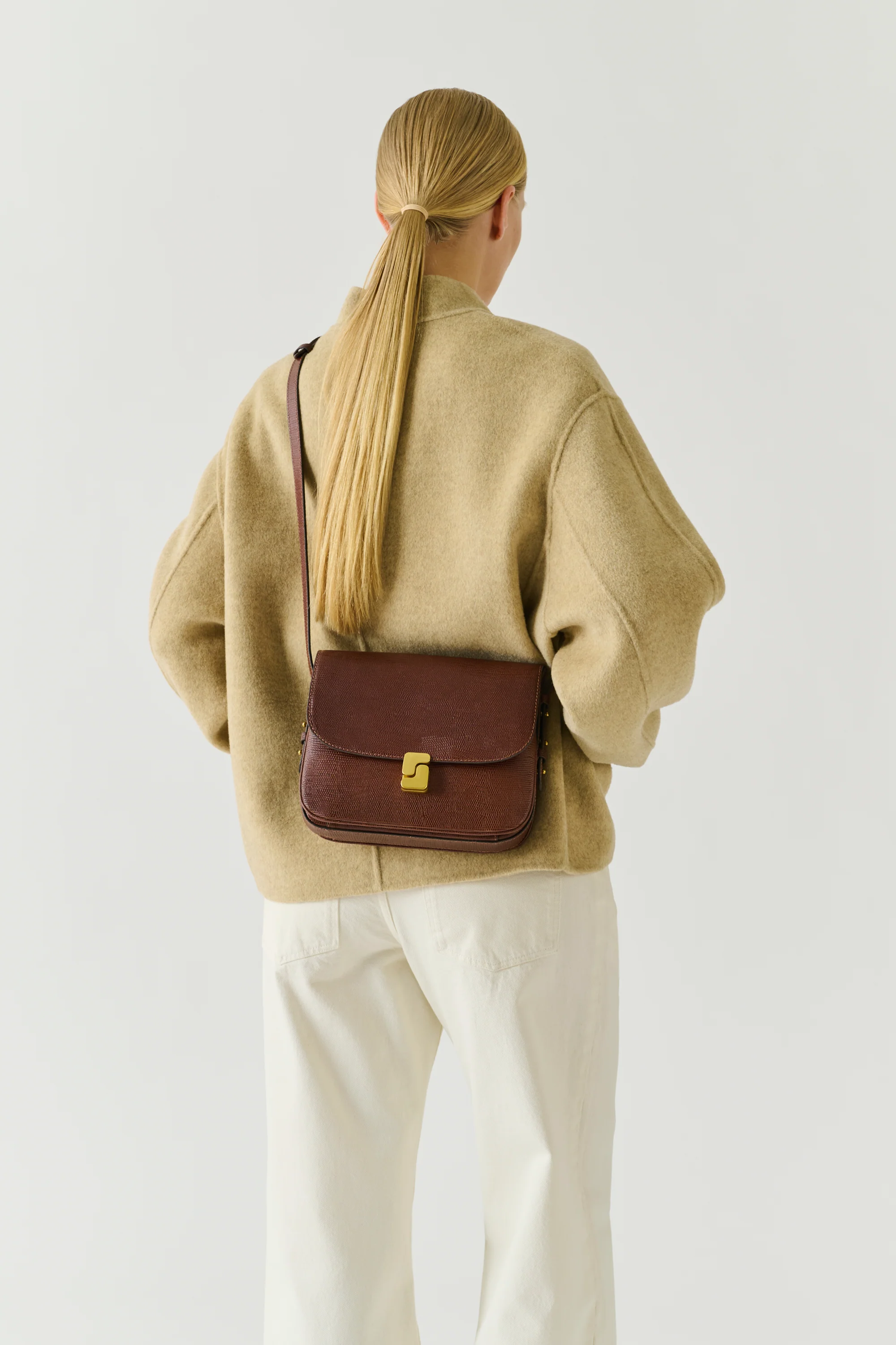 BAG BELLISSIMA MAXI BROWN CAVIAR - Image 2