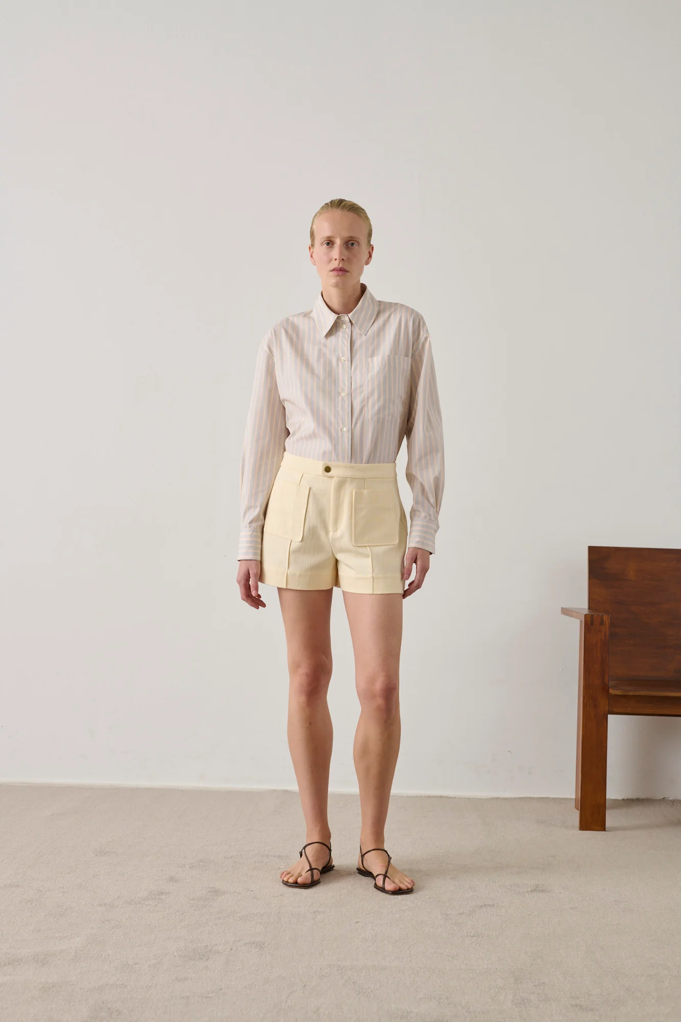 SHORTS HOVER ECRU