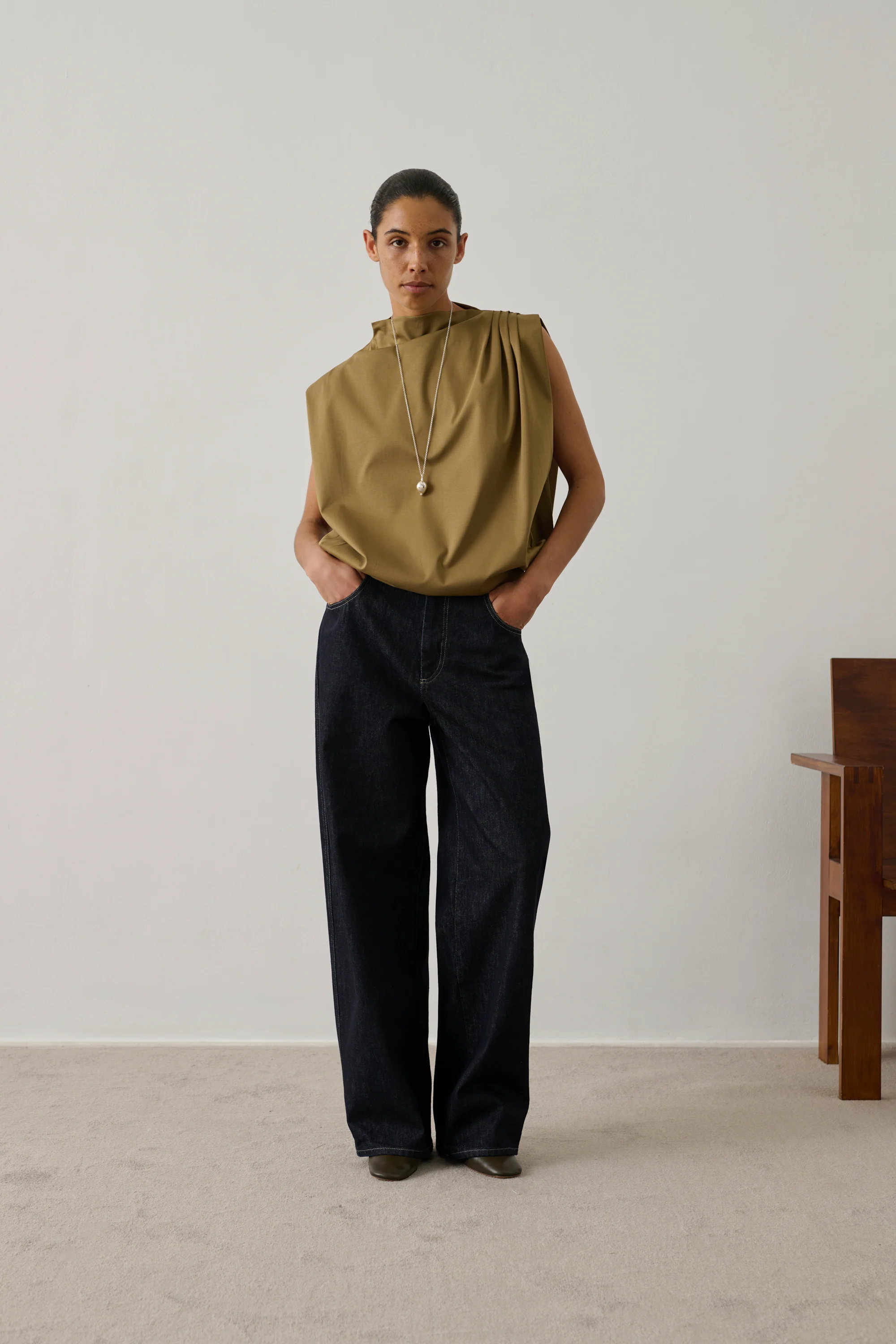 TOP IDRIS BEIGE